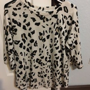 Leopard print sweater